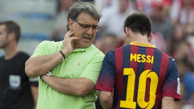 A Martino también le costó llevar las cosas con Messi en el Barcelona.