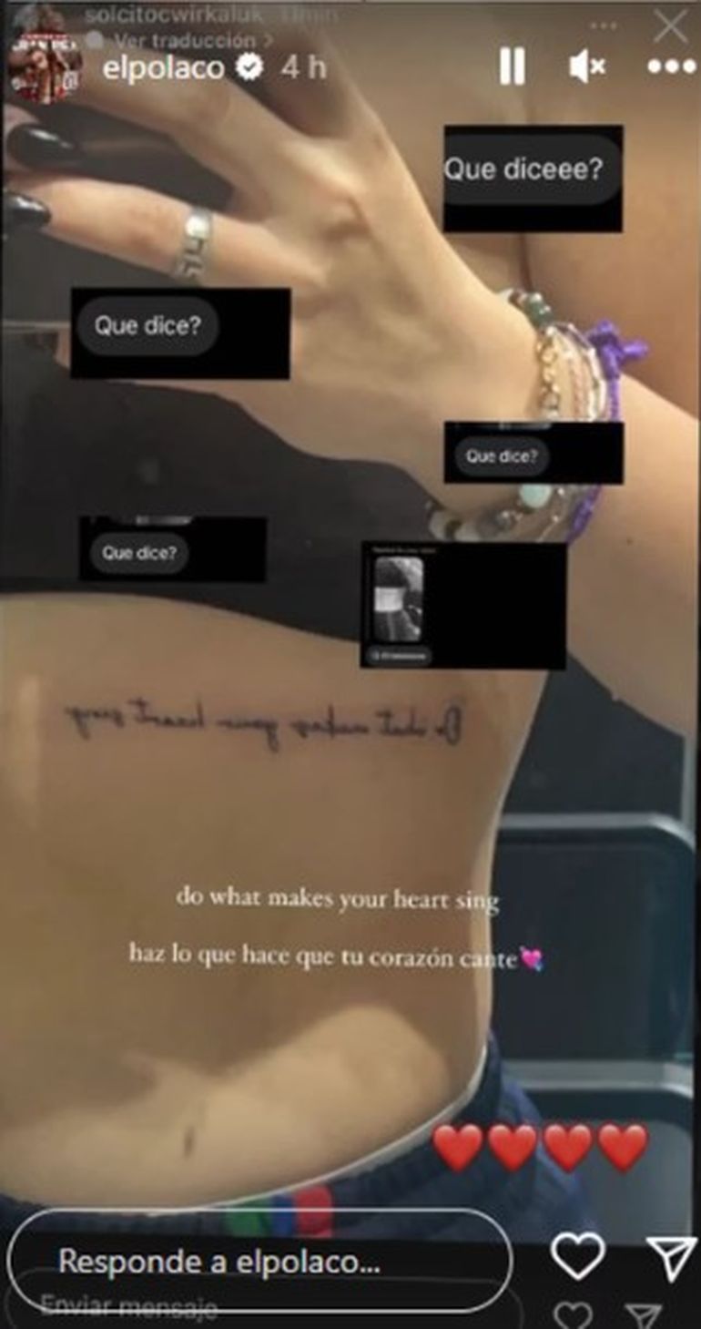 Las redes de Sol Cwirkaluk y el Polaco estallaron de curiosidad para saber el significado de la frase. Las redes de Sol Cwirkaluk y el Polaco estallaron de curiosidad para saber el significado de la frase.