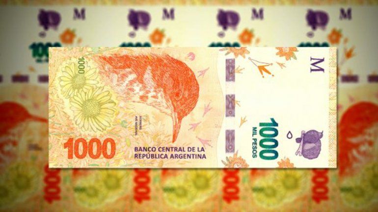 El nuevo billete de mil pesos ya empezó a circular