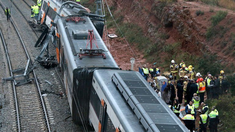 Un muerto por un tren que descarriló en la montaña