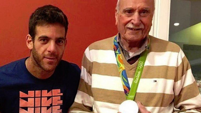 El emotivo mensaje de Del Potro a su abuelo