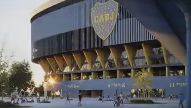 Video espectacular: así es la Bombonera Siglo 21 para 105 mil personas que proponen Ibarra y Macri