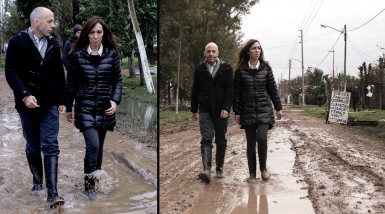 Alberto Fernández criticó la campaña de Vidal en las inundaciones y que no haya resuelto el problema.