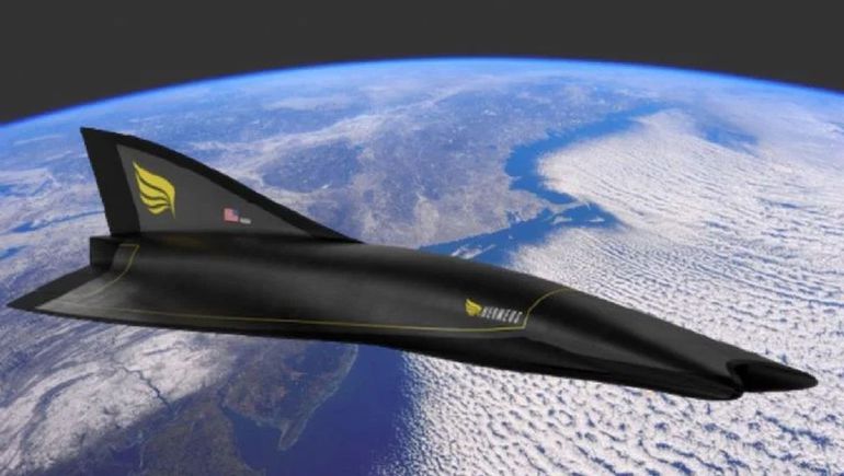 Un avión supersónico Un avión supersónico