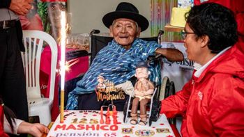 Marcelino Abad Tolentino, el hombre que cumplió 125 años, nació en la comunidad de Cochachinche, en Perú. Marcelino Abad Tolentino, el hombre que cumplió 125 años, nació en la comunidad de Cochachinche, en Perú.