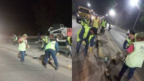 Se realizó importante operativo de limpieza de la Avenida Mosconi