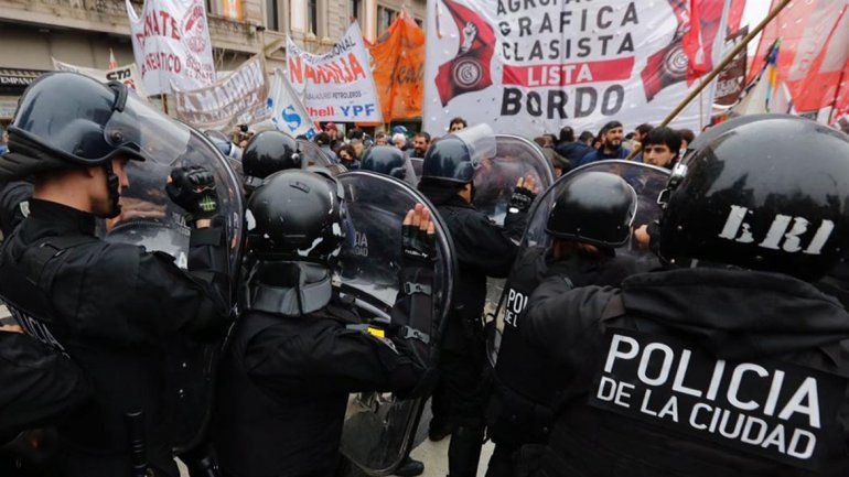Incidentes entre los trabajadores de Pepsico y la Policía