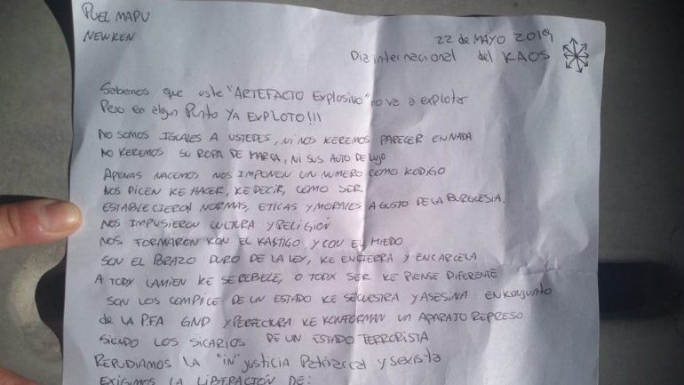 Ataque a la Justicia: están investigando grupos anarquistas