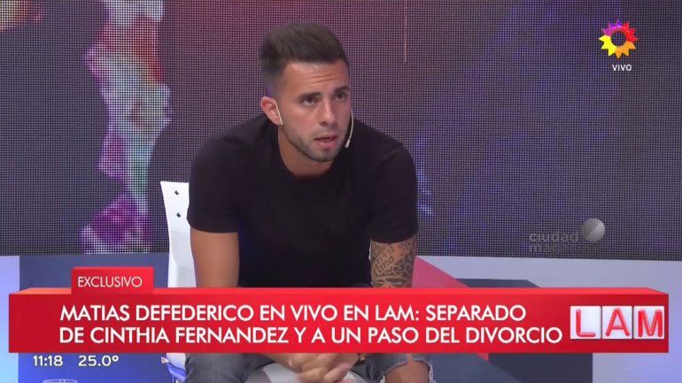 El jugador rompió el silencio en Los ángeles de la mañana y generó el enojo de su ex.