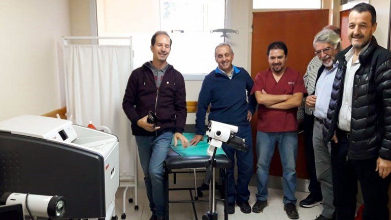 Donaron equipos para el centro de salud de Pehuenia