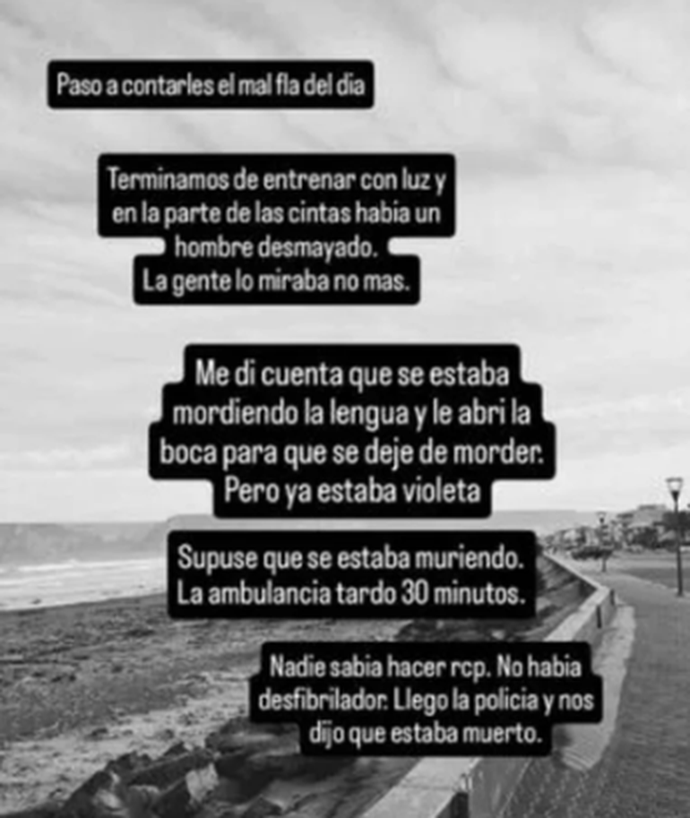 Una de las quejas contra el gimnasio de Comodoro Rivadavia que se viralizó en las redes. Una de las quejas contra el gimnasio de Comodoro Rivadavia que se viralizó en las redes.