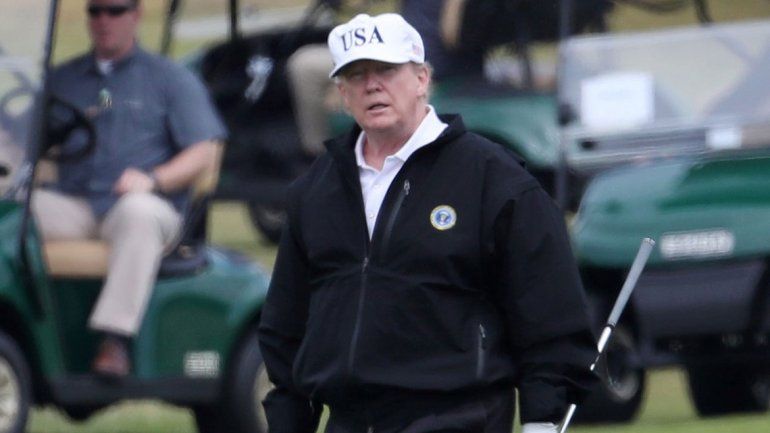 Simulador de golf para Trump en la Casa Blanca