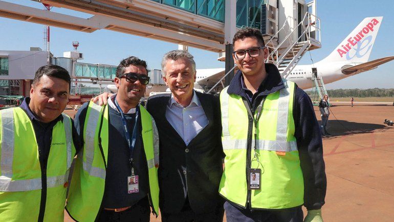 Macri inauguró una ruta aérea y se mostró federal