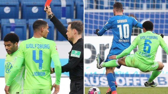 Una brutal tijera voladora y la bronca de los jugadores de la Bundesliga