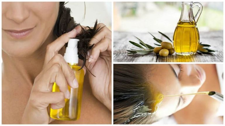 El aceite de oliva reduce la caspa en el cabello, da brillo y suavidad y además promueve el crecimiento.