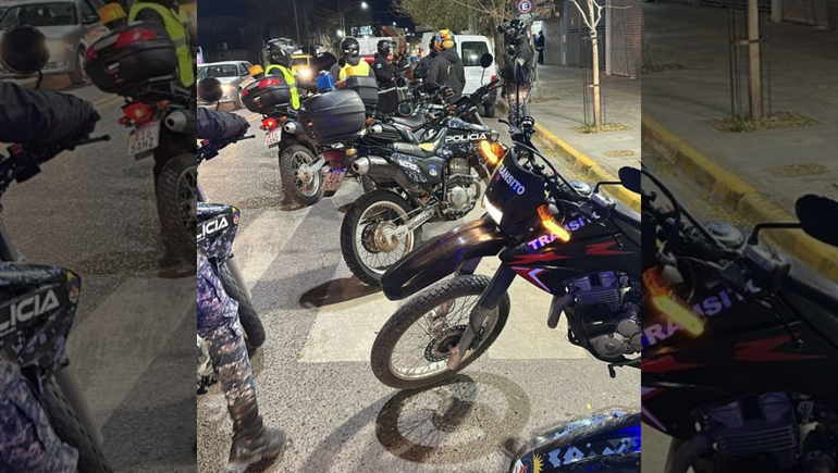 Un operativo de la Municipalidad dejó 56 vehículos secuestrados.