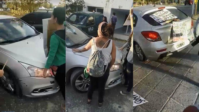 Escándalo: violento escrache al rector de la Universidad de Río Negro