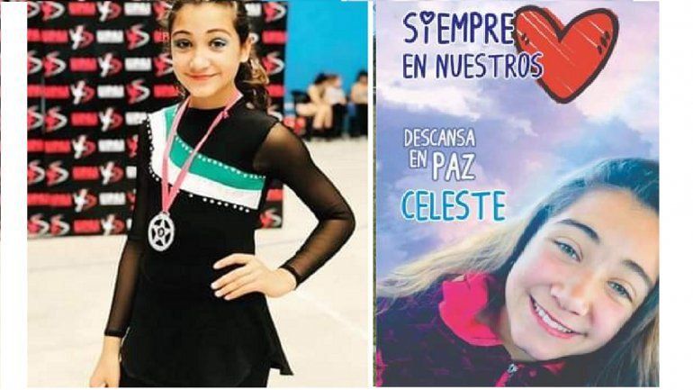 Celeste realizaba deportes en varias instituciones que compartieron mensajes en las redes.