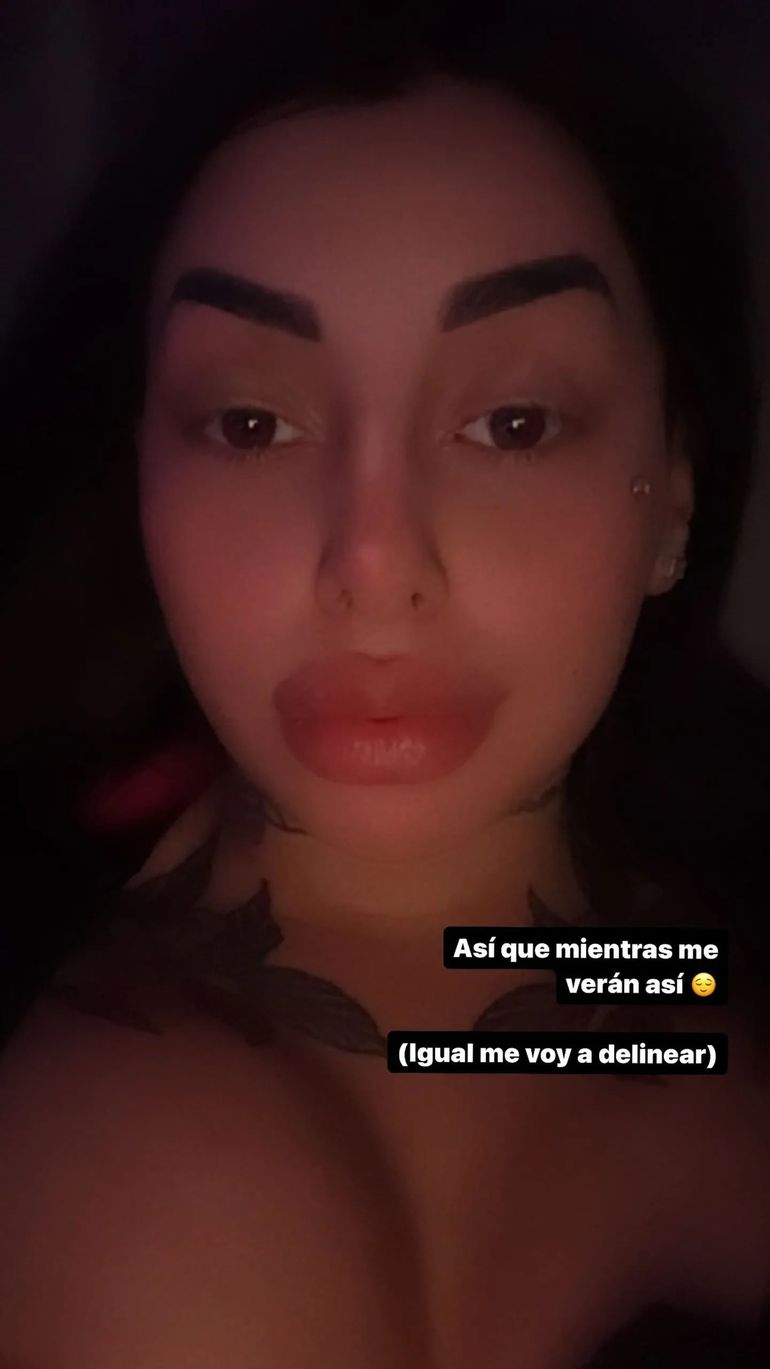 Así luce Tamara Báez sin pestañas postizas. Así luce Tamara Báez sin pestañas postizas.