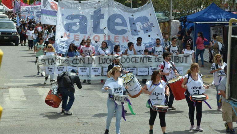 ATEN marchó en solidaridad con docentes de Chubut