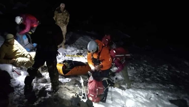 El rescate del militar se produjo en horas de la madrugada de este domingo. El rescate del militar se produjo en horas de la madrugada de este domingo.