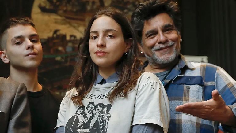 Juan Palomino y su hija