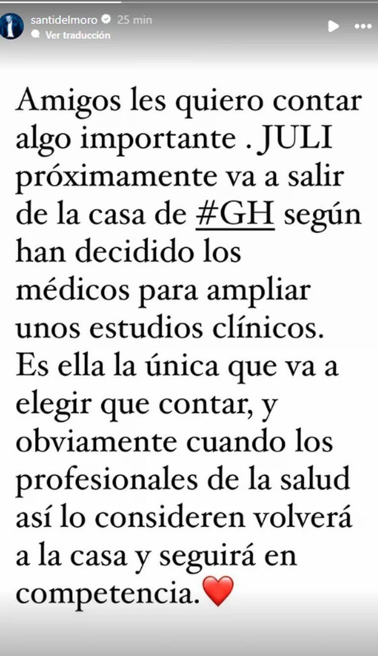 El anuncio de Santiago del Moro sobre la salida de Furia El anuncio de Santiago del Moro sobre la salida de Furia