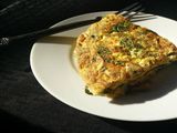 Deliciosa tortilla de espinaca. Rica y nutritiva.