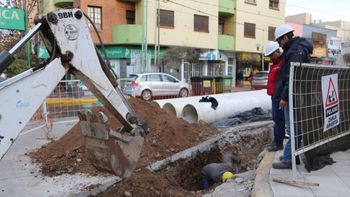Comenzaron las obras de nuevos pluviales en el centro de Neuquén