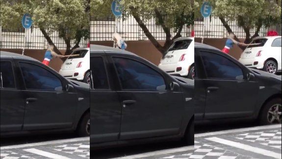 El video de Sol Pérez rompiendo un 0 Km