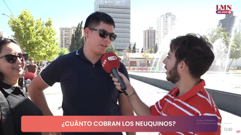 El móvil de LM Neuquén en vivo salió a averiguar cuánto ganan los neuquinos y si pueden ahorrar. El móvil de LM Neuquén en vivo salió a averiguar cuánto ganan los neuquinos y si pueden ahorrar.