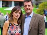 Malena junto a Massa, su pareja. Ambos serán precandidatos para distintos puestos en las PASO del 13 de agosto.
