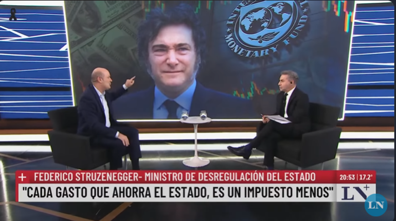 Sturzenegger junto a Majul en Sturzenegger junto a Majul en