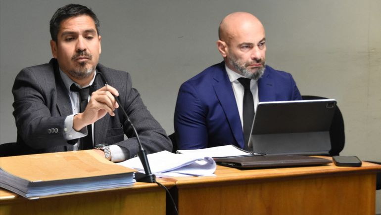 El fiscal Gustavo Núñez y el abogado de la víctima, Federico Massoni. El fiscal Gustavo Núñez y el abogado de la víctima, Federico Massoni.