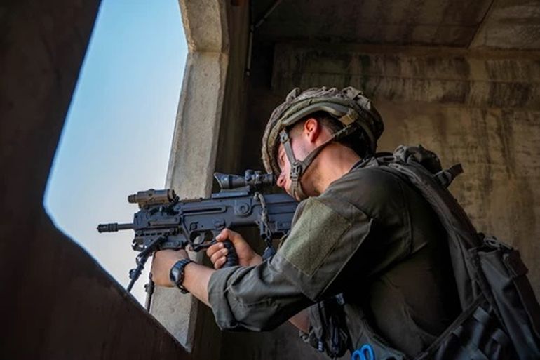 Soldado de las fuerzas especiales israelíes.