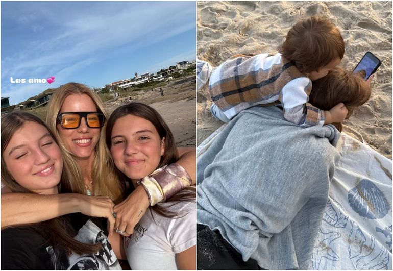 Nicole Neumann y sus hijos Nicole Neumann y sus hijos 