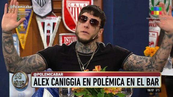 Escandaloso: revelan la cifra que cobra Alex Caniggia en Polémica
