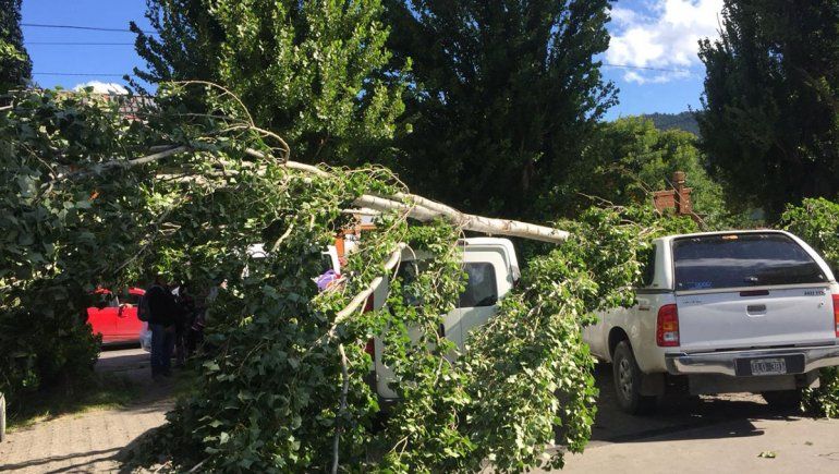 Los fuertes vientos complicaron la actividad turística en la cordillera