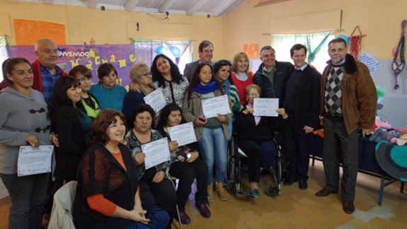 Participantes de los programas de capacitación.
