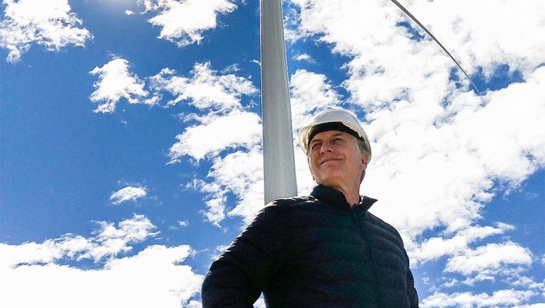 Mauricio Macri inauguración parques eólicos.