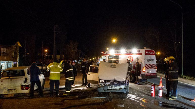 Dos heridos en un choque sobre la Ruta 40