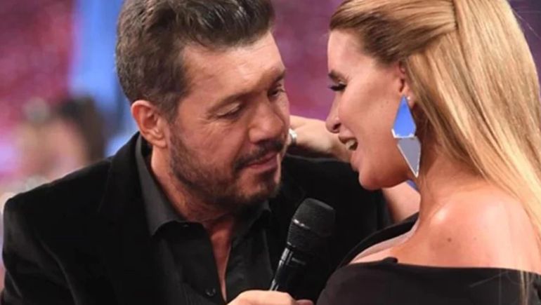 Marcelo Tinelli y Florencia Peña