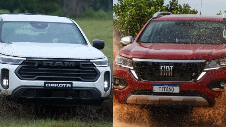 RAM Dakota vs Fiat Titano: cuál de estas dos pickups nacionales conviene comprar.