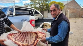 Don Chuma, el ex intendente que se ganó un costillar en los festejos por el Día del Trabajador