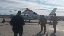 El helicóptero de Prefectura utilizado en la búsqueda de los jubilados desaparecidos en Chubut. El helicóptero de Prefectura utilizado en la búsqueda de los jubilados desaparecidos en Chubut.