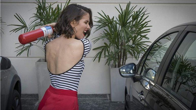 Diplomacia cero. Oreiro interpreta a una mujer que se cansa y le da rienda suelta a la furia.  