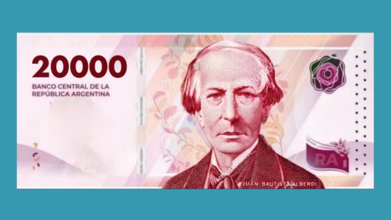 Llegan los billetes de $ 20.000 este mes