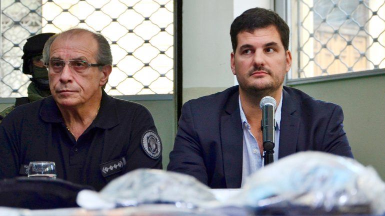 Arriba: Eugenio Burzaco. Abajo: el video que mandaron a analizar cuando temían un doble arresto.