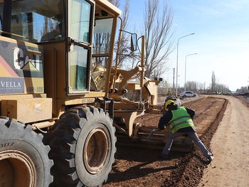 La Ruta 7 se encuentra bajo una importante obra de ensanchamiento.