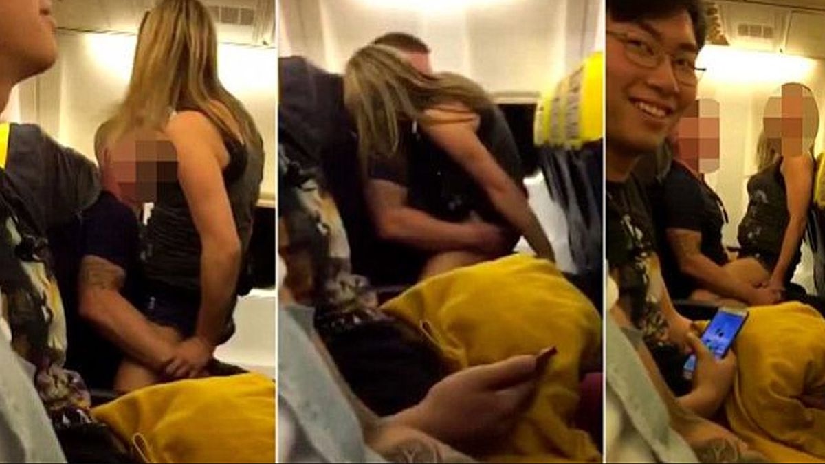 Escándalo: pareja intentó tener sexo en un avión